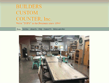 Tablet Screenshot of builderscustomcounter.com